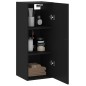 vidaXL Wandschrank Schwarz 34,5x34x90 cm vidaXL Wandschrank Schwarz 34,5x34x90 cm