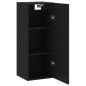 vidaXL Wandschrank Schwarz 34,5x34x90 cm vidaXL Wandschrank Schwarz 34,5x34x90 cm