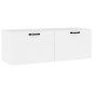 vidaXL Wandschrank Weiß 100x36,5x35 cm Holzwerkstoff vidaXL Wandschrank Weiß 100x36,5x35 cm Holzwerkstoff