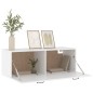 vidaXL Wandschrank Weiß 100x36,5x35 cm Holzwerkstoff vidaXL Wandschrank Weiß 100x36,5x35 cm Holzwerkstoff