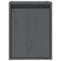 vidaXL Wandschrank Grau 30x30x40 cm Massivholz Kiefer vidaXL Wandschrank Grau 30x30x40 cm Massivholz Kiefer