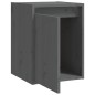 vidaXL Wandschrank Grau 30x30x40 cm Massivholz Kiefer vidaXL Wandschrank Grau 30x30x40 cm Massivholz Kiefer
