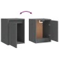 vidaXL Wandschrank Grau 30x30x40 cm Massivholz Kiefer vidaXL Wandschrank Grau 30x30x40 cm Massivholz Kiefer