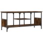vidaXL TV-Schrank Räuchereiche 100x35x45 cm Holzwerkstoff & Eisen vidaXL TV-Schrank Räuchereiche 100x35x45 cm Holzwerkstoff & Eisen