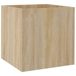 vidaXL Pflanzgefäß Sonoma-Eiche 40x40x40 cm Holzwerkstoff