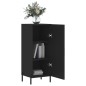 vidaXL Sideboard Schwarz 34,5x34x90 cm Holzwerkstoff vidaXL Sideboard Schwarz 34,5x34x90 cm Holzwerkstoff