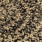 vidaXL Teppich Handgefertigt Jute Schwarz und Natur 90 cm vidaXL Teppich Handgefertigt Jute Schwarz und Natur 90 cm