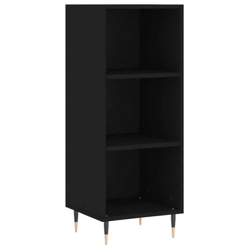 vidaXL Sideboard Schwarz 34,5x32,5x90 cm Holzwerkstoff vidaXL Sideboard Schwarz 34,5x32,5x90 cm Holzwerkstoff