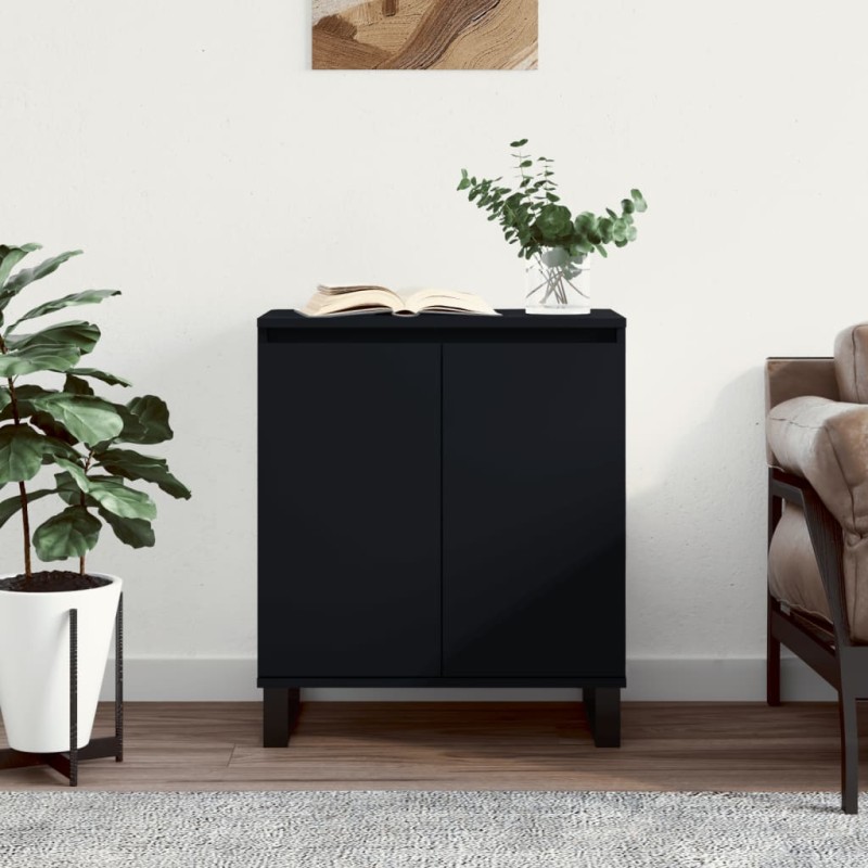 vidaXL Sideboard Schwarz 60x35x70 cm Holzwerkstoff vidaXL Sideboard Schwarz 60x35x70 cm Holzwerkstoff