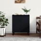 vidaXL Sideboard Schwarz 60x35x70 cm Holzwerkstoff vidaXL Sideboard Schwarz 60x35x70 cm Holzwerkstoff