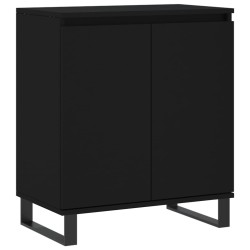 vidaXL Sideboard Schwarz 60x35x70 cm Holzwerkstoff