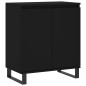 vidaXL Sideboard Schwarz 60x35x70 cm Holzwerkstoff vidaXL Sideboard Schwarz 60x35x70 cm Holzwerkstoff