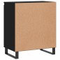 vidaXL Sideboard Schwarz 60x35x70 cm Holzwerkstoff vidaXL Sideboard Schwarz 60x35x70 cm Holzwerkstoff