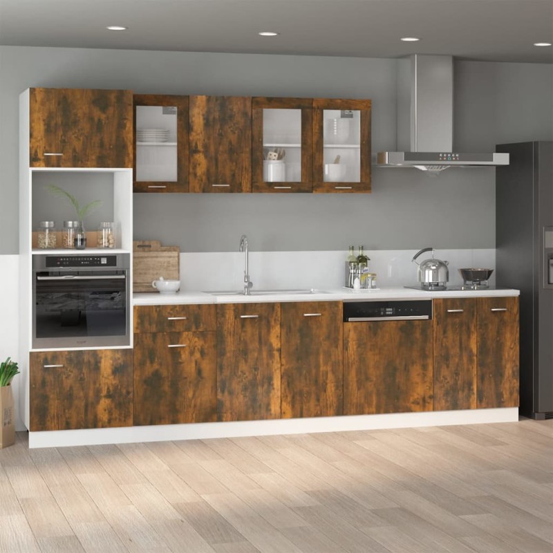 vidaXL Unterschrank Räuchereiche 60x46x81,5 cm Holzwerkstoff vidaXL Unterschrank Räuchereiche 60x46x81,5 cm Holzwerkstoff