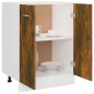 vidaXL Unterschrank Räuchereiche 60x46x81,5 cm Holzwerkstoff vidaXL Unterschrank Räuchereiche 60x46x81,5 cm Holzwerkstoff
