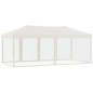 vidaXL Partyzelt Faltbar mit Seitenwänden Creme 3x6 m vidaXL Partyzelt Faltbar mit Seitenwänden Creme 3x6 m
