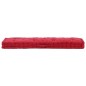 Palettenkissen Baumwolle 120×40×7 cm Burgunderrot Palettenkissen Baumwolle 120×40×7 cm Burgunderrot