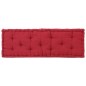 Palettenkissen Baumwolle 120×40×7 cm Burgunderrot Palettenkissen Baumwolle 120×40×7 cm Burgunderrot