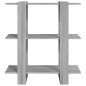 vidaXL Bücherregal/Raumteiler Grau Sonoma 80x30x87 cm vidaXL Bücherregal/Raumteiler Grau Sonoma 80x30x87 cm
