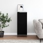 vidaXL Sideboard Schwarz 34,5x34x90 cm Holzwerkstoff vidaXL Sideboard Schwarz 34,5x34x90 cm Holzwerkstoff