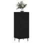 vidaXL Sideboard Schwarz 34,5x34x90 cm Holzwerkstoff vidaXL Sideboard Schwarz 34,5x34x90 cm Holzwerkstoff