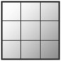 vidaXL Wandspiegel Schwarz 60x60 cm Metall vidaXL Wandspiegel Schwarz 60x60 cm Metall