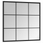 vidaXL Wandspiegel Schwarz 60x60 cm Metall vidaXL Wandspiegel Schwarz 60x60 cm Metall