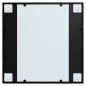 vidaXL Wandspiegel Schwarz 60x60 cm Metall vidaXL Wandspiegel Schwarz 60x60 cm Metall