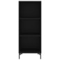 vidaXL Sideboard Schwarz 34,5x32,5x90 cm Holzwerkstoff vidaXL Sideboard Schwarz 34,5x32,5x90 cm Holzwerkstoff