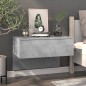 vidaXL Wand-Nachttische 2 Stk. Betongrau vidaXL Wand-Nachttische 2 Stk. Betongrau