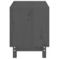 vidaXL Hundehütte Grau 50x40x52 cm Massivholz Kiefer vidaXL Hundehütte Grau 50x40x52 cm Massivholz Kiefer
