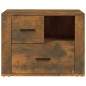 vidaXL Nachttisch Räuchereiche 60x36x45 cm Holzwerkstoff vidaXL Nachttisch Räuchereiche 60x36x45 cm Holzwerkstoff