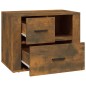 vidaXL Nachttisch Räuchereiche 60x36x45 cm Holzwerkstoff vidaXL Nachttisch Räuchereiche 60x36x45 cm Holzwerkstoff