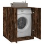 vidaXL Waschmaschinenschrank Räuchereiche 71x71,5x91,5 cm vidaXL Waschmaschinenschrank Räuchereiche 71x71,5x91,5 cm