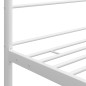 vidaXL Himmelbett Weiß Metall 120x200 cm vidaXL Himmelbett Weiß Metall 120x200 cm