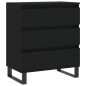 vidaXL Sideboard Schwarz 60x35x70 cm Holzwerkstoff vidaXL Sideboard Schwarz 60x35x70 cm Holzwerkstoff