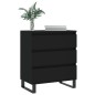 vidaXL Sideboard Schwarz 60x35x70 cm Holzwerkstoff vidaXL Sideboard Schwarz 60x35x70 cm Holzwerkstoff