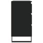 vidaXL Sideboard Schwarz 60x35x70 cm Holzwerkstoff vidaXL Sideboard Schwarz 60x35x70 cm Holzwerkstoff