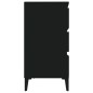 vidaXL Sideboard Schwarz 60x35x70 cm Holzwerkstoff vidaXL Sideboard Schwarz 60x35x70 cm Holzwerkstoff