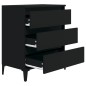 vidaXL Sideboard Schwarz 60x35x70 cm Holzwerkstoff vidaXL Sideboard Schwarz 60x35x70 cm Holzwerkstoff
