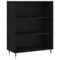 vidaXL Bücherregal Schwarz 69,5x32,5x90 cm Holzwerkstoff vidaXL Bücherregal Schwarz 69,5x32,5x90 cm Holzwerkstoff