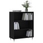 vidaXL Bücherregal Schwarz 69,5x32,5x90 cm Holzwerkstoff vidaXL Bücherregal Schwarz 69,5x32,5x90 cm Holzwerkstoff