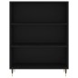 vidaXL Bücherregal Schwarz 69,5x32,5x90 cm Holzwerkstoff vidaXL Bücherregal Schwarz 69,5x32,5x90 cm Holzwerkstoff