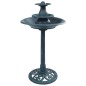 vidaXL Vogelbad mit Springbrunnen Grün 50×91 cm Kunststoff vidaXL Vogelbad mit Springbrunnen Grün 50×91 cm Kunststoff