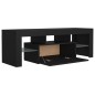 vidaXL TV-Schrank mit LED-Leuchten Schwarz 120x35x40 cm vidaXL TV-Schrank mit LED-Leuchten Schwarz 120x35x40 cm