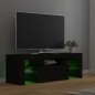 vidaXL TV-Schrank mit LED-Leuchten Schwarz 120x35x40 cm vidaXL TV-Schrank mit LED-Leuchten Schwarz 120x35x40 cm