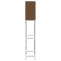 vidaXL Toilettenregal 2 Ablagen Braun 56x30x170 cm Eisen vidaXL Toilettenregal 2 Ablagen Braun 56x30x170 cm Eisen