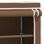 vidaXL Toilettenregal 2 Ablagen Braun 56x30x170 cm Eisen vidaXL Toilettenregal 2 Ablagen Braun 56x30x170 cm Eisen