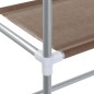 vidaXL Toilettenregal 2 Ablagen Braun 56x30x170 cm Eisen vidaXL Toilettenregal 2 Ablagen Braun 56x30x170 cm Eisen
