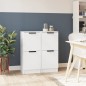 vidaXL Sideboards 2 Stk. Weiß 30x30x70 cm Holzwerkstoff vidaXL Sideboards 2 Stk. Weiß 30x30x70 cm Holzwerkstoff